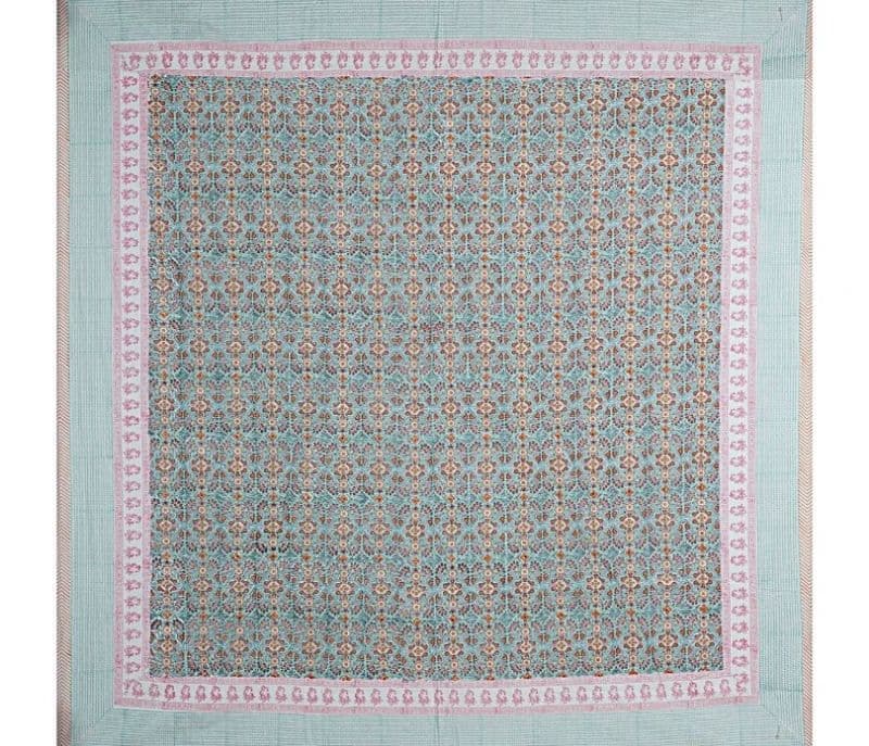 Image 5 for Mckenna Cotton Hand Block Printed Single Size Bedsheet With 2 Pillow covers