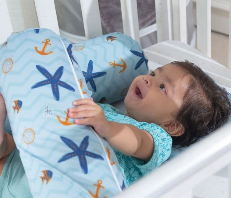 Image 3 for Marilyn Baby Bolster With Removable Washable Organic Bamboo Cover Set of 2