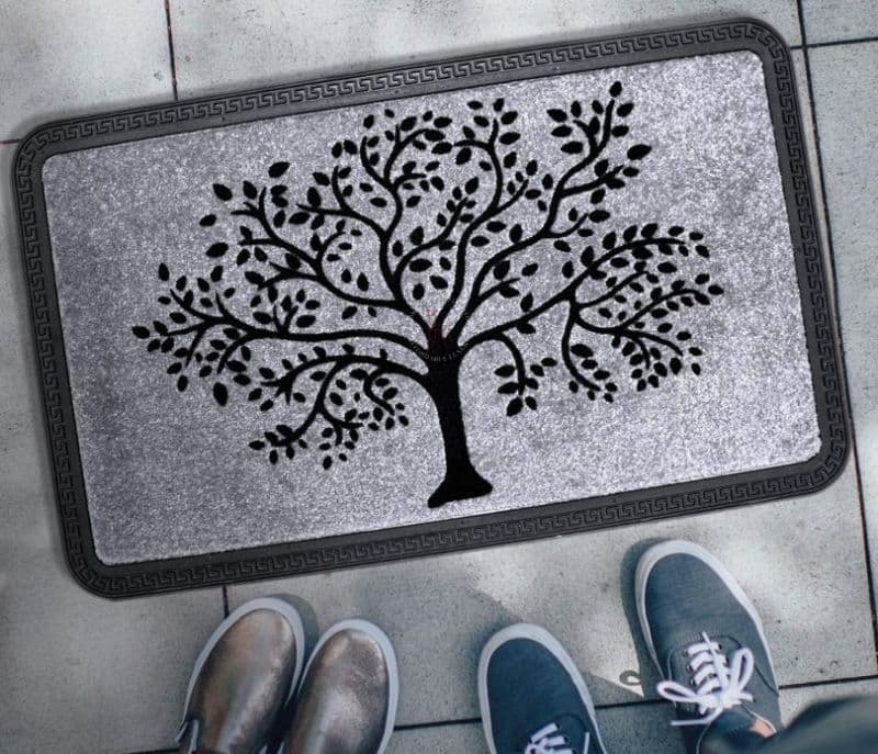 Kate Tree Design Quick Dry Bath Mat / Rubber Door Mat