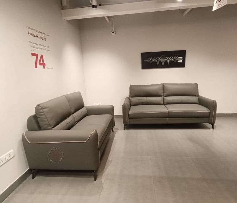 Image 3 for Pinnacle 3+2 Sofa Set Half Leather (EC OTD)