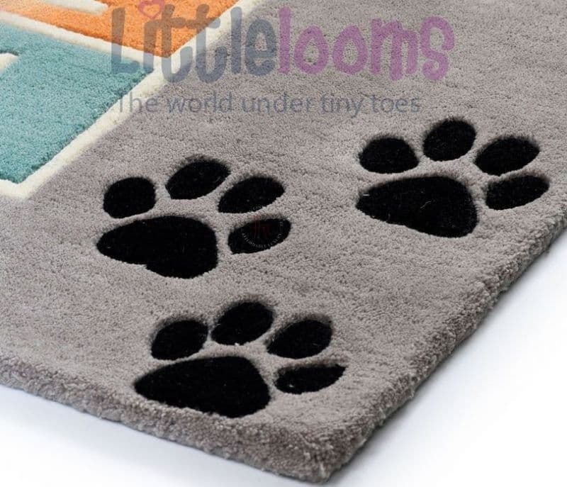 Image 4 for Madalyn Grey Hopscotch Kids Rug