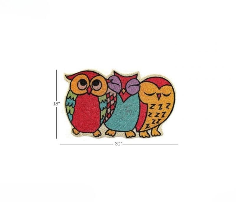 Image 4 for Scout Owl Shape Door Mat- Anti-Slip Floor Mat For Home
