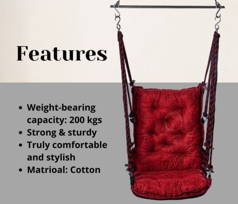 Image 8 for Aliyah Nylon Swing with Cushion