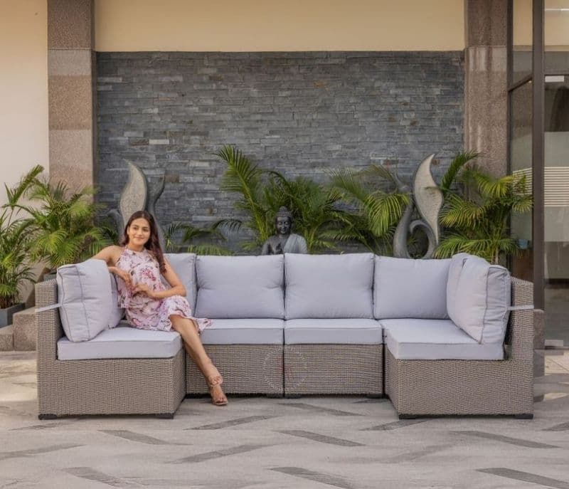 Image 2 for Lennon Wicker Modular 6 Seater Outdoor Set With Coffee Table