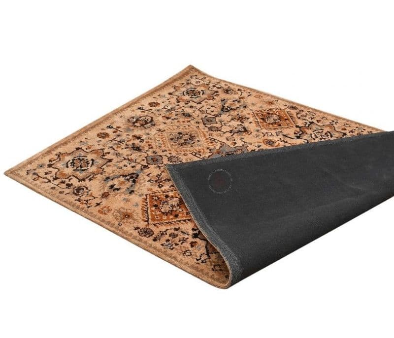 Image 4 for Paisley Bazaar Beige Traditional Polyester Carpet