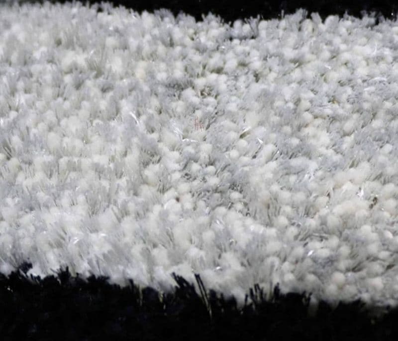 Image 3 for Reese Black and Sliver Microfibre Polyester Shaggy Floor Runner