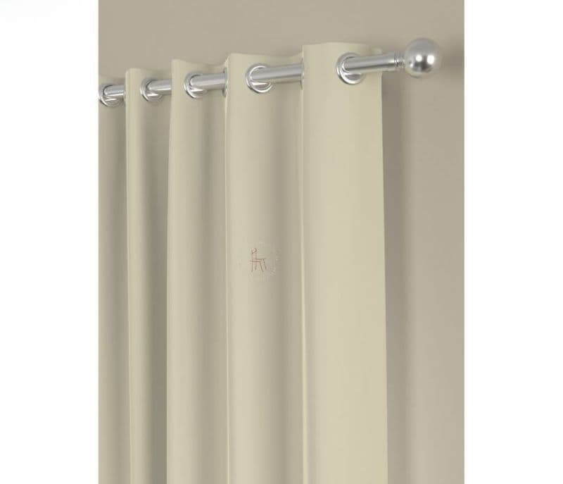 Image 3 for Riley Polyester Blackout Door Curtain - 1 Piece