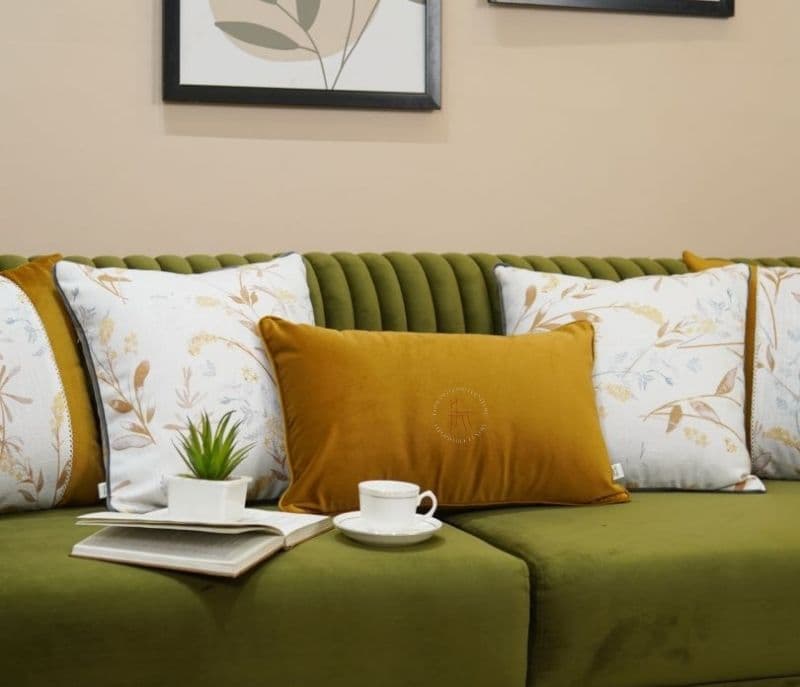 Image 4 for Kailani Cotton- Velvet Cushion Cover - Pack of 5