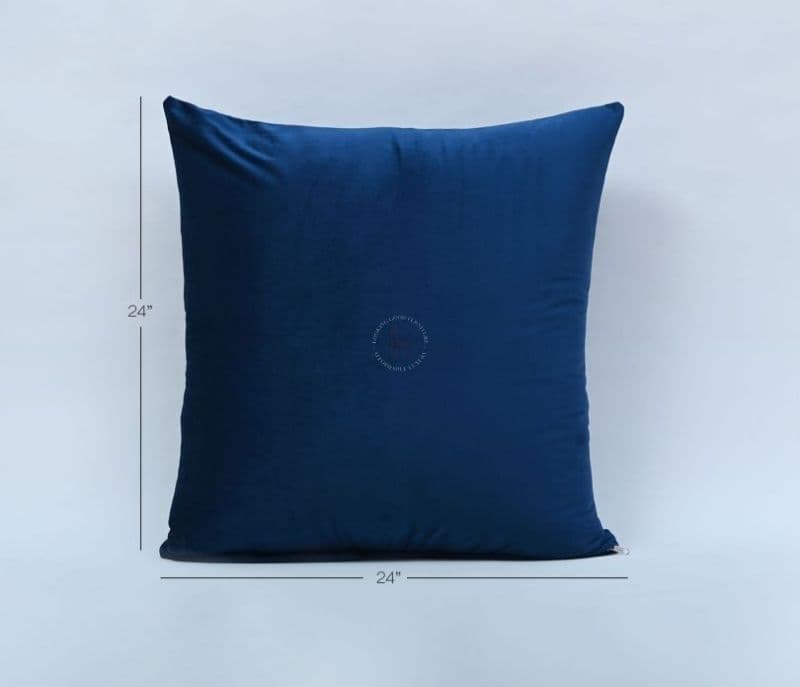 Image 4 for Alanna Royal Blue Velvet Cushion Cover