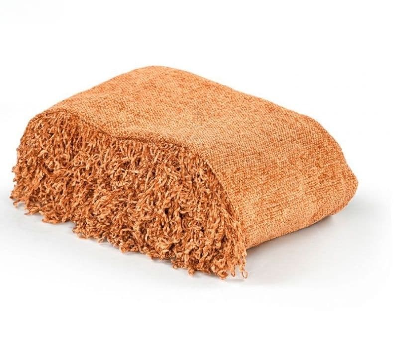 Image 3 for Ariel Rust Soft Chenille Throw