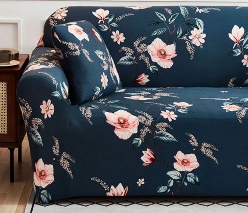 Image 3 for Evelynn Floral Printed Polyester Spandex 3 Seater Sofa Cover