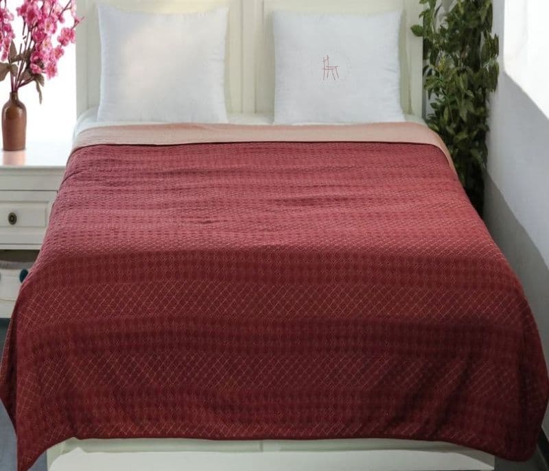 Azariah 100% Cotton Knitted Lightweight Double Bed Quilt