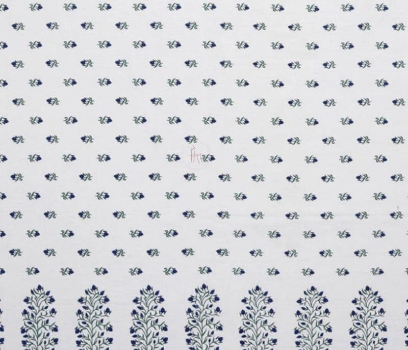 Image 2 for Macy White Cotton Screen Print Double Bed AC Dohar