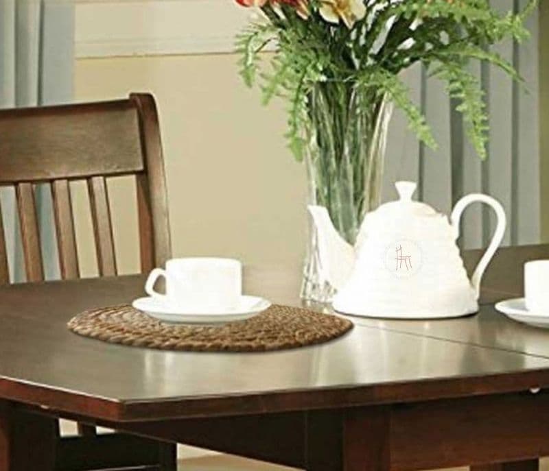 Image 3 for Amoura Jute Braided Round Table Placemats - Set of 2