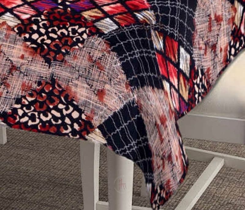 Image 2 for Alisson Multi Graphic Cotton Blend 8 Seater Table Cover