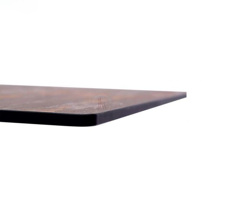 Image 4 for Alora Gloss Black Square Shape Outdoor Garden Table