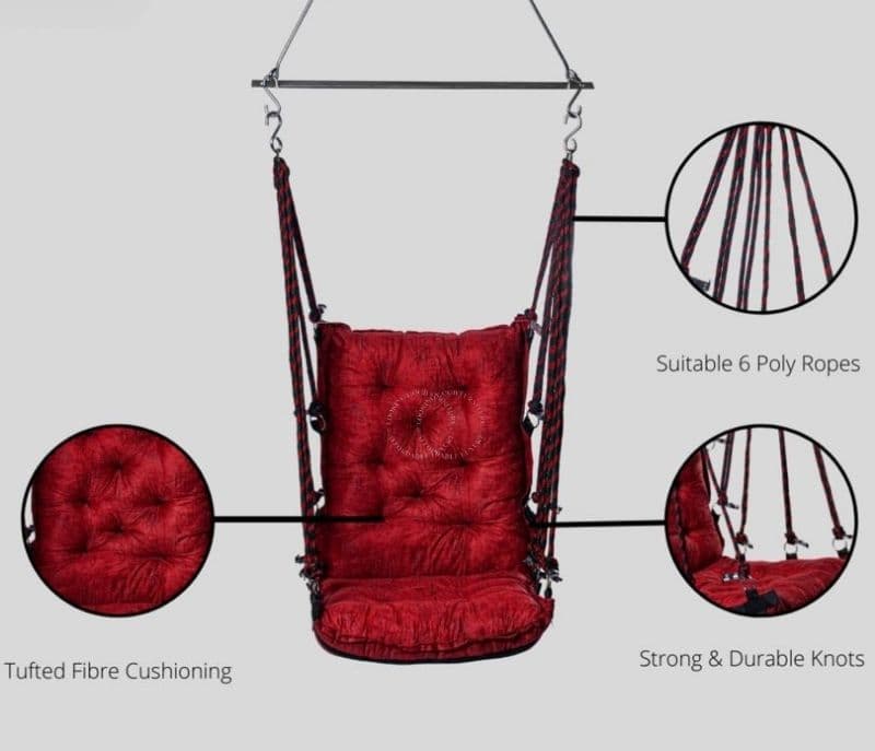 Image 7 for Aliyah Nylon Swing with Cushion