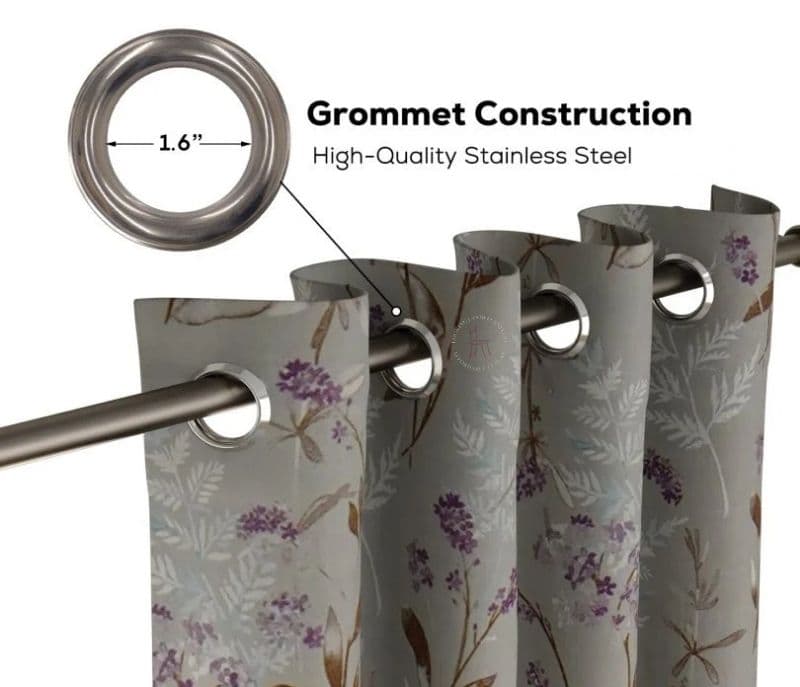 Image 5 for Avery Rose Floral Print 1 Piece Light-Filtering Curtain