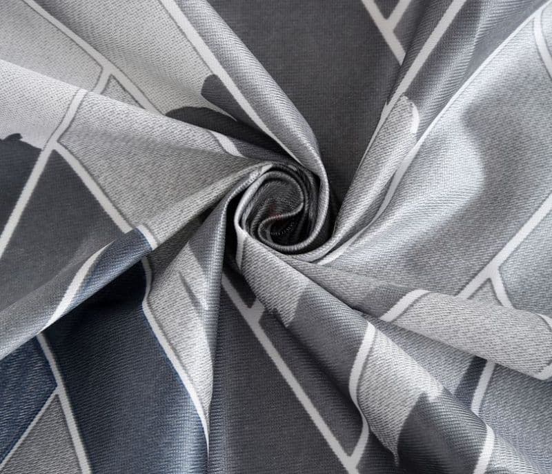 Image 3 for Layla 2 Pieces Home Sizzler Geometrical Panel Eyelet Polyester Window Door Curtains