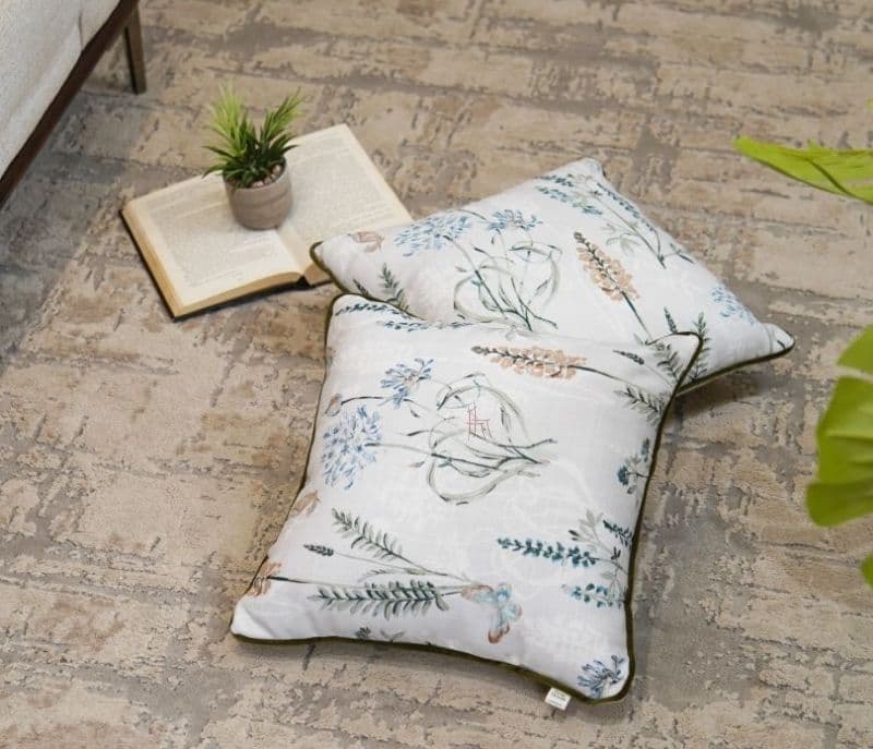 Image 6 for Dakota Rainforest Cotton- Velvet Cushion Cover - Pack of 5