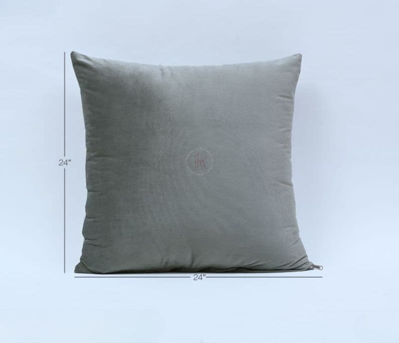 Image 2 for Sydney Silver Grey Velvet Cushion Cover