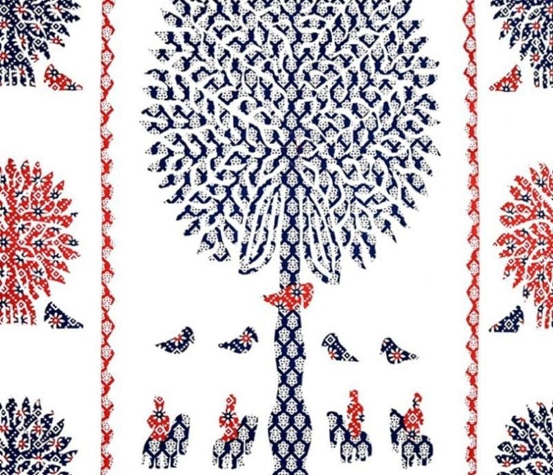 Image 3 for Wrenlee Screen Print White Cotton Floral Single Bed Sheet With Pillow Cover