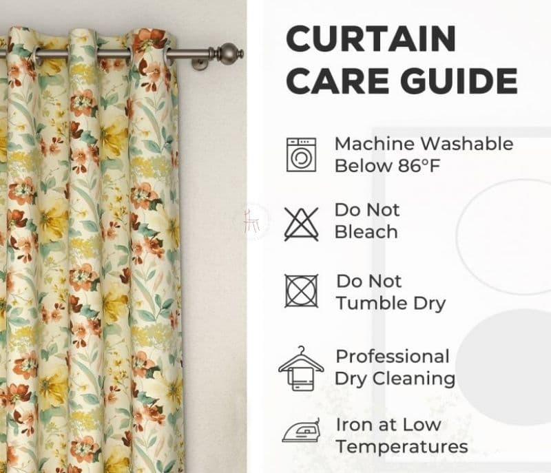 Image 4 for Avery Rose Floral Print 1 Piece Light-Filtering Curtain