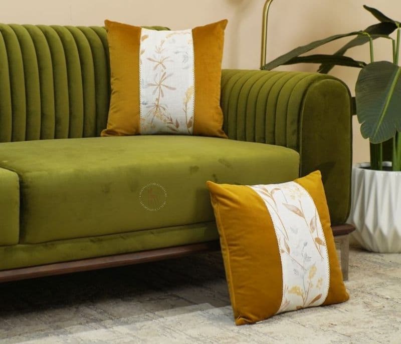 Image 7 for Kailani Cotton- Velvet Cushion Cover - Pack of 5