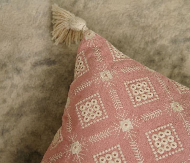 Image 4 for Daniela Soft Ethnic Design Set of 2 Embroidered Cushion Cover