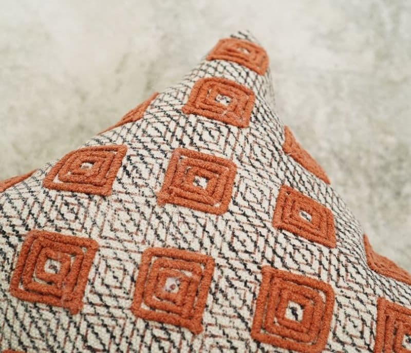 Image 3 for Marley Multicolour Hand Block Cotton Cushion Covers - Set of 2