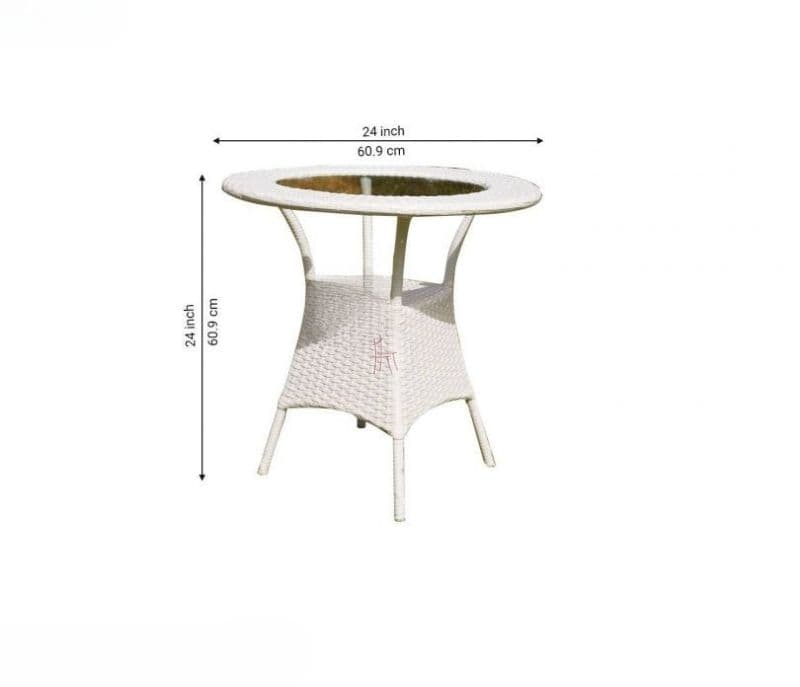 Image 5 for Reagan Sienna Round Outdoor Garden Table