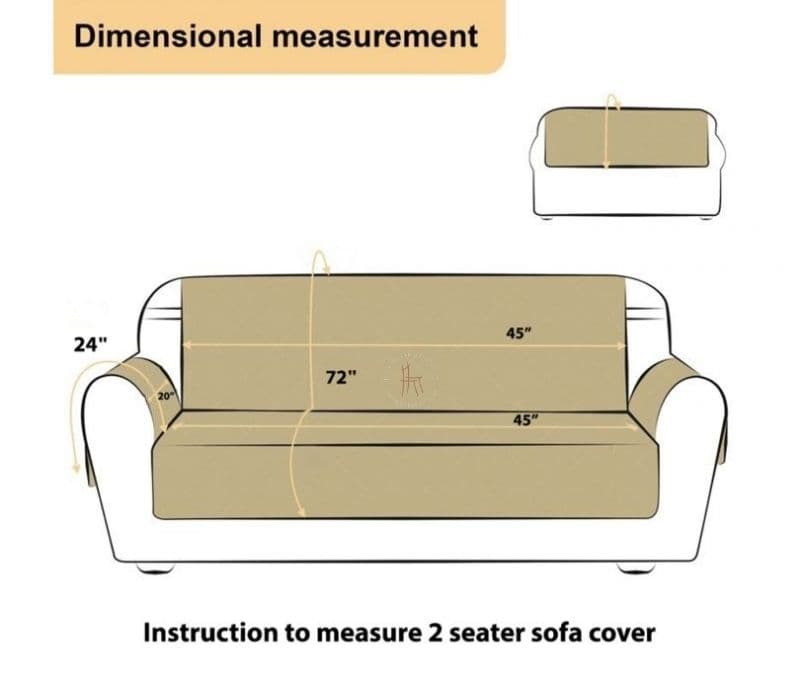Image 6 for Amina White and Blue Screen Print Quilted 3 Seater Sofa Cover