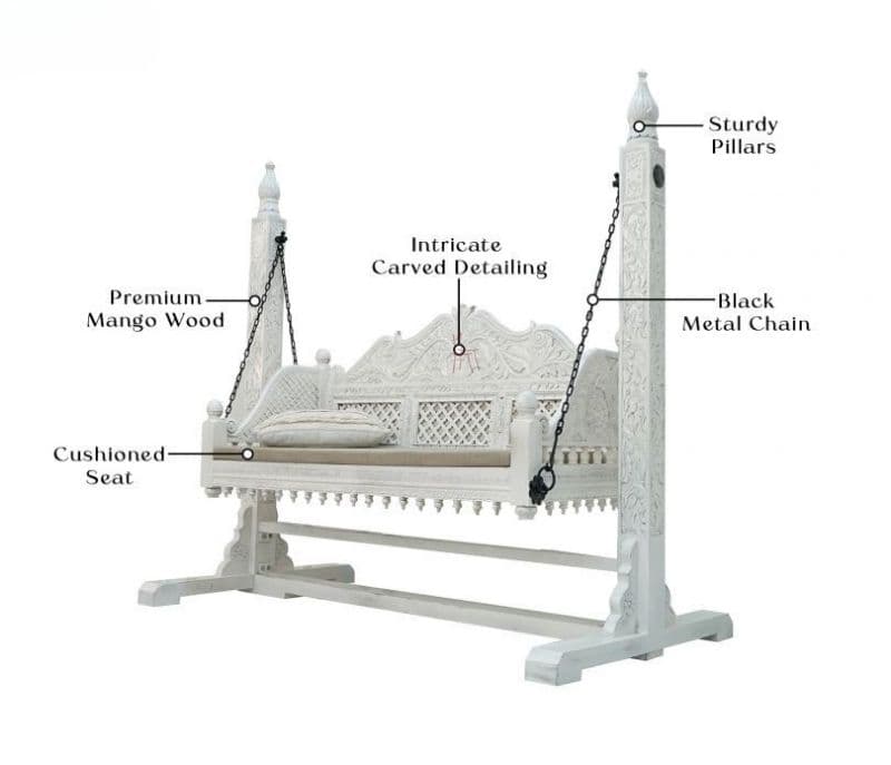 Image 7 for Amy Crate Wooden Swing Chair