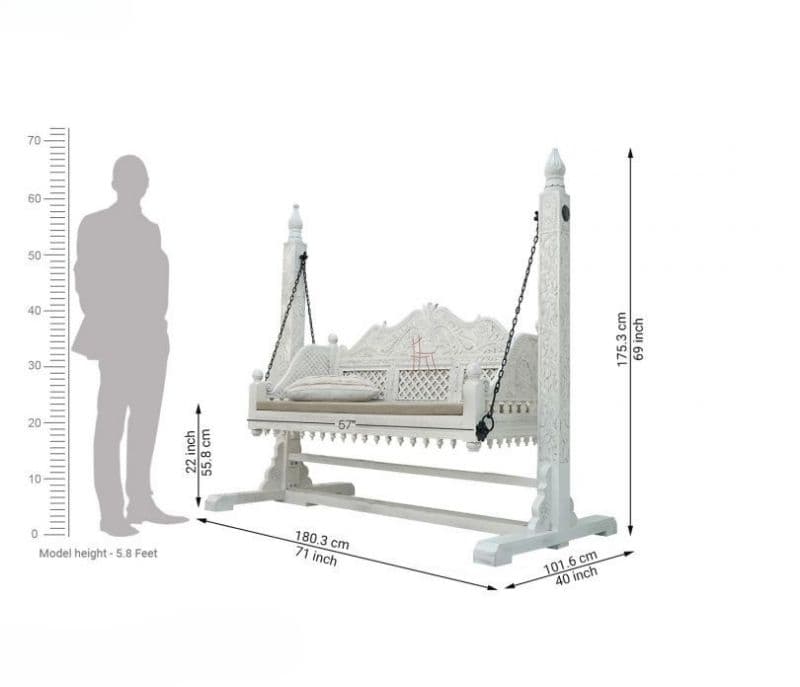 Image 8 for Amy Crate Wooden Swing Chair