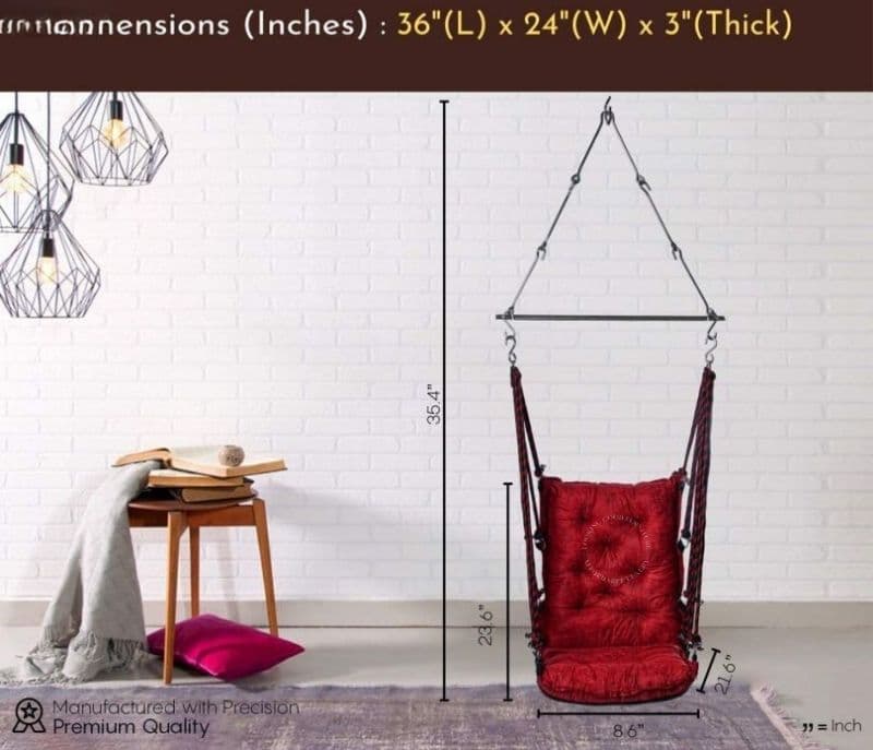 Image 2 for Aliyah Nylon Swing with Cushion