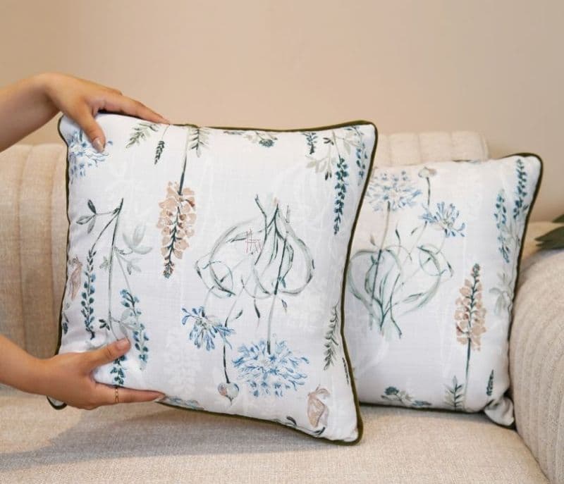 Image 8 for Dakota Rainforest Cotton- Velvet Cushion Cover - Pack of 5