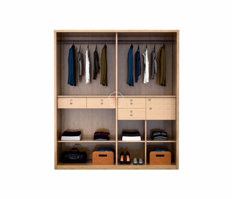 Image 5 for Zephyr Engineered Wood Sliding Door Wardrobe