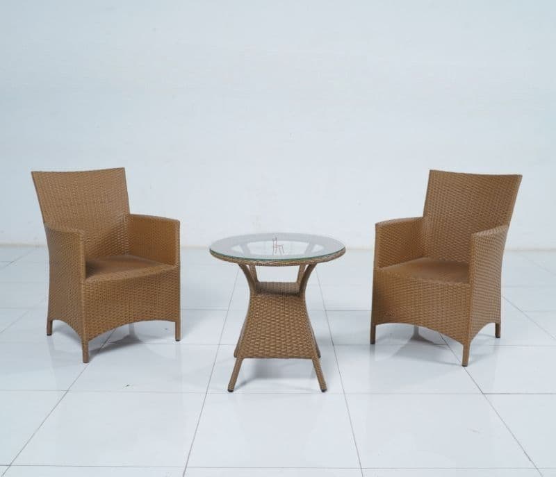 Image 2 for Violet Wicker Outdoor Set Large