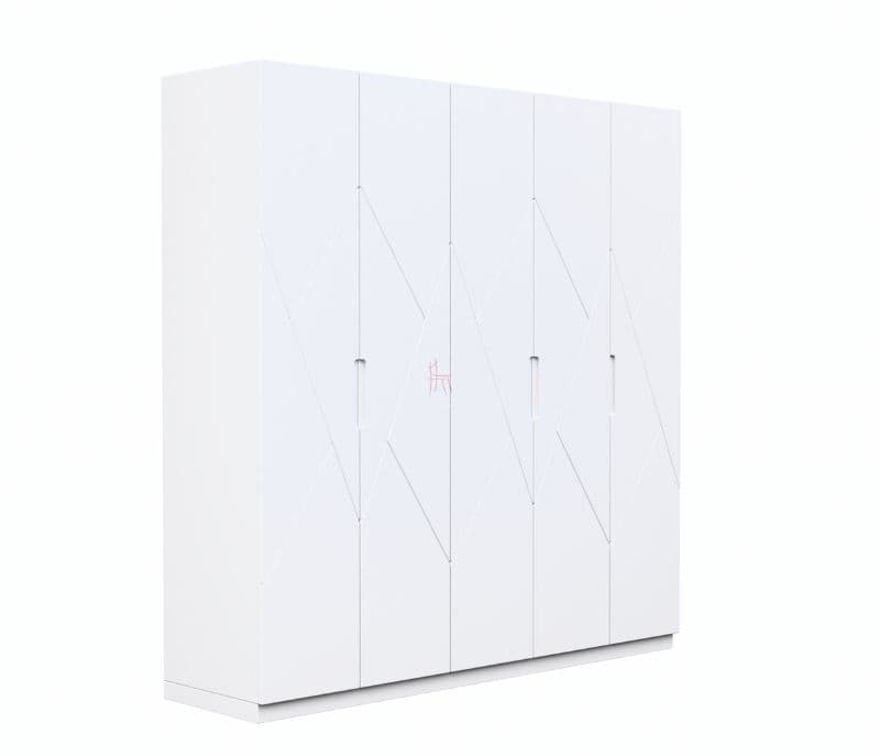 Image 2 for Lumina Engineered Wood Five Door Wardrobe