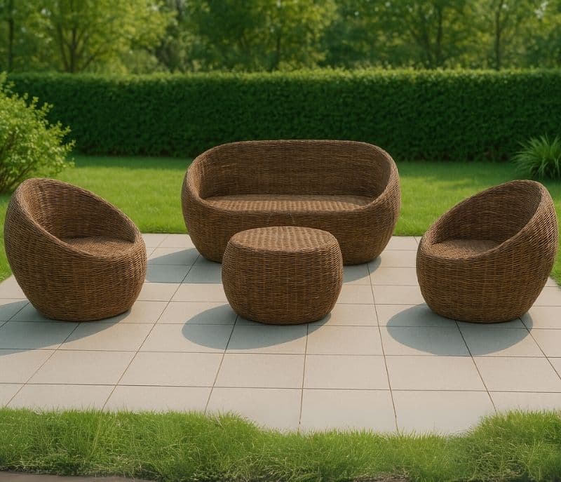 Autumn Wicker Outdoor Sets With Table
