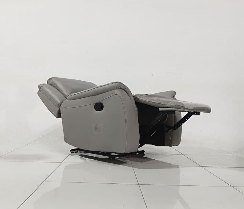 Image 6 for U70629M-1S#1034 Manual recliner chair pure leather (WH OTD)