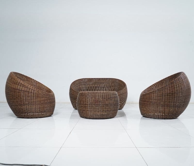 Image 3 for Autumn Wicker Outdoor Sets With Table