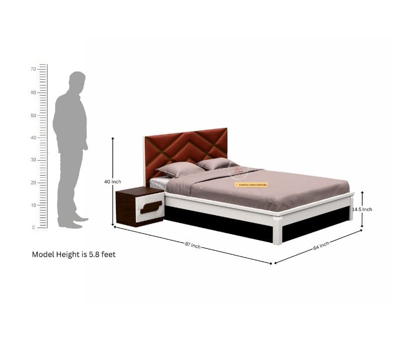 Image 15 for 18005 Bedroom Set King Size 72x78 With Hydraulic Storage + Dresser + 2 Bed Side Table + 4 Door Sliding Wardrobe (WF OTD)