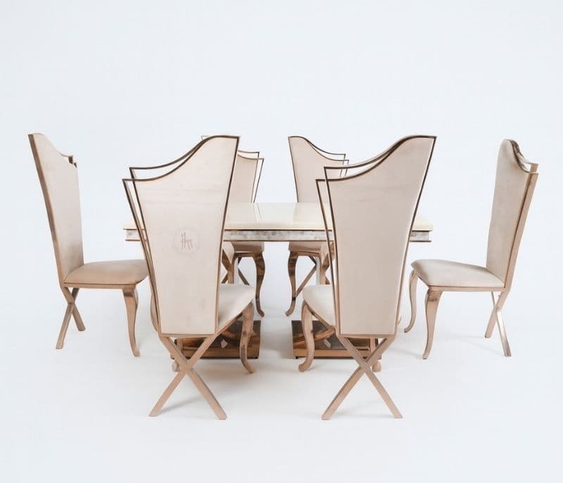 Image 2 for Evelina 6 Seater Dining Table