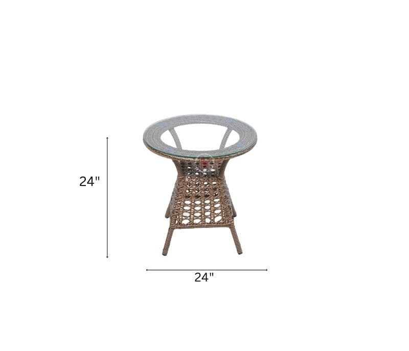 Image 4 for Willow Wicker Outdoor Table