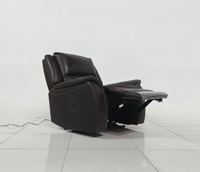 Image 5 for U70629 Recliner 1s power single seater pure leather (WH OTD)