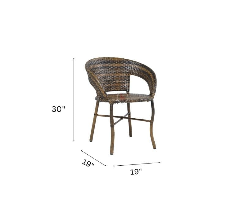 Image 6 for Milano Wicker Outdoor Garden Chairs