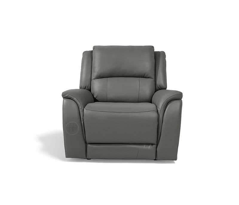 U70629M-1S#1034 Manual recliner chair pure leather (WH OTD)