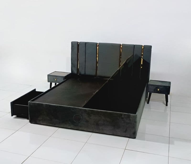 Image 7 for BED LUX 7872 2 DR STORAGE FULL UPHOLSTERY + 2 BST (HYD OTD)