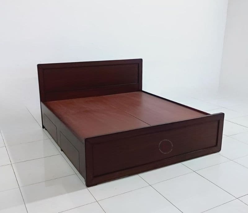 Image 2 for New catlouge cot 6X6.5 box both side drawer (WH OTD)